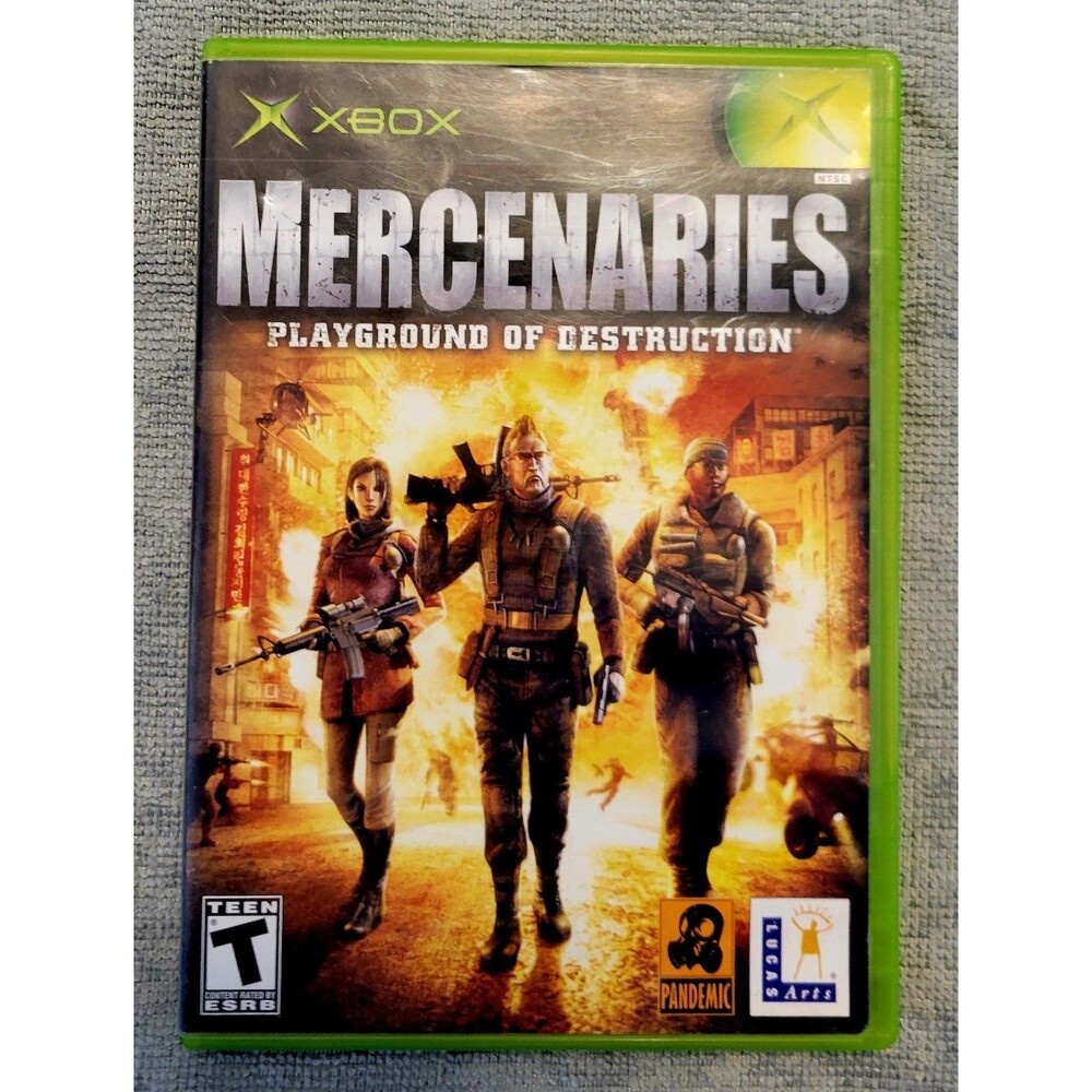 Mercenaries: Playground of Destruction (Microsoft OG Xbox, 2005) CIB / TESTED